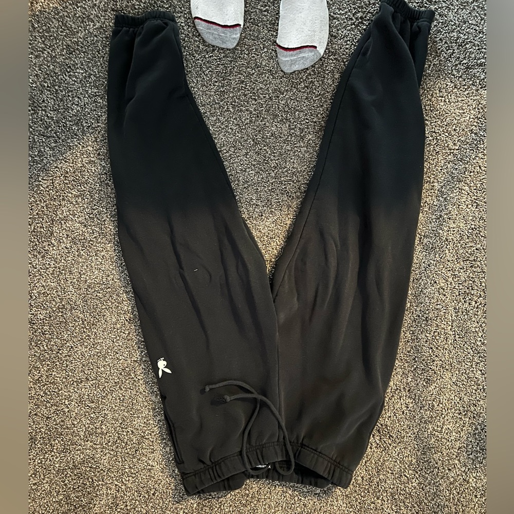 Black playboy joggers. Size M.